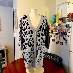 Lane Bryant Long Cardigan Size 10/12